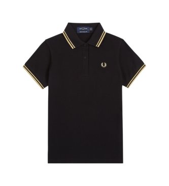 Fred Perry Polo Twin Tipped England preto