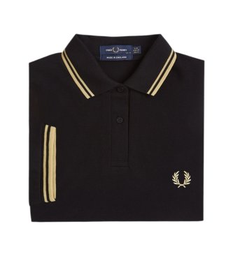 Fred Perry Polo Twin Tipped England preto