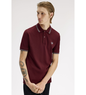 Fred Perry Polo Twin Tipped granate