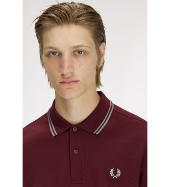 Fred Perry Polo Twin Tipped granate