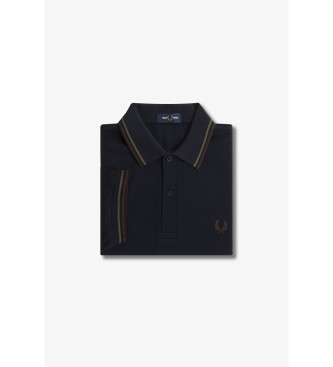 Fred Perry Polo Twin Tipped marinbl