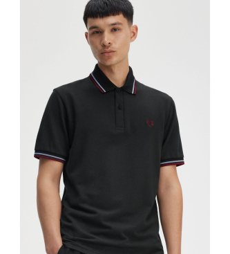 Fred Perry Polo Twin Tipped negro