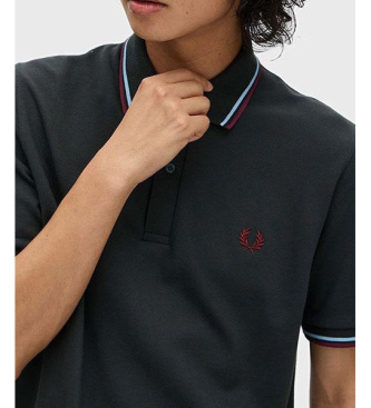 Fred Perry Polo Twin Tipped negro