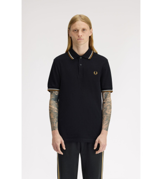 Fred Perry Polo Twin Tipped negro