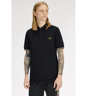 Fred Perry Polo Twin Tipped negro