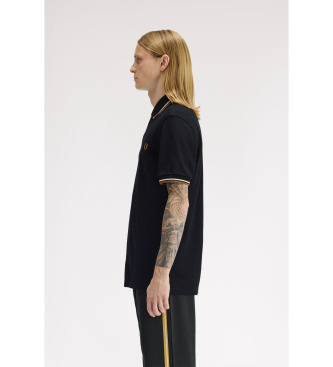 Fred Perry Polo Twin Tipped negro