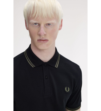 Fred Perry Polo Twin Tipped negro