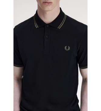 Fred Perry Polo Twin Tipped negro