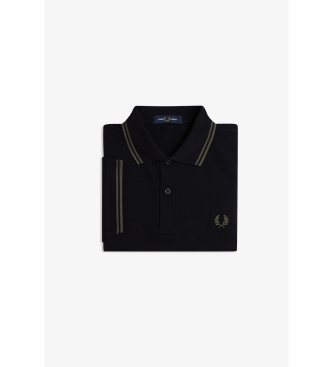Fred Perry Polo Twin Tipped negro