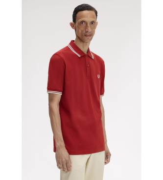 Fred Perry Polo Twin Tipped rojo