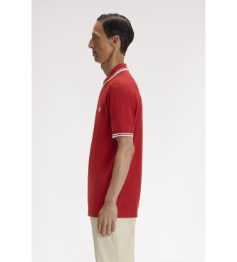 Fred Perry Polo Twin Tipped rojo