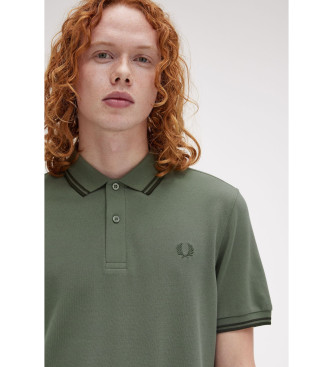 Fred Perry Polo Twin Tipped verde