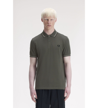 Fred Perry Polo Twin Tipped verde