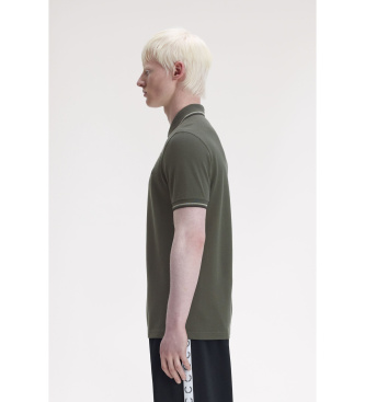 Fred Perry Polo Twin Tipped verde