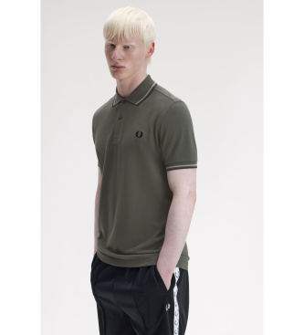Fred Perry Polo Twin Tipped verde