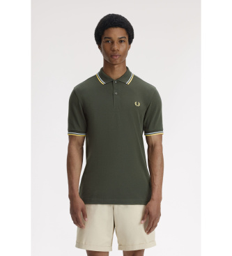 Fred Perry Polo Twin Tipped verde