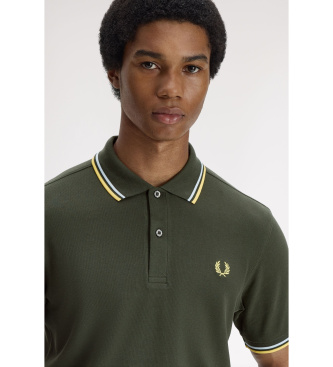 Fred Perry Polo Twin Tipped verde