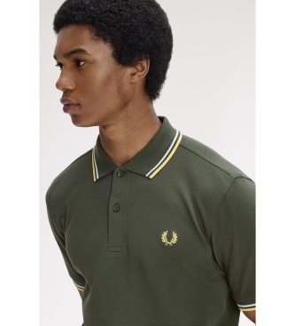 Fred Perry Polo Twin Tipped verde