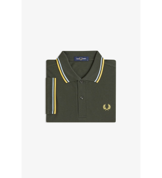 Fred Perry Polo Twin Tipped verde