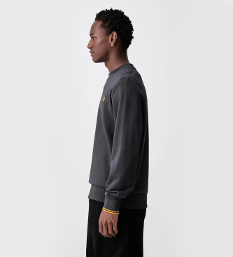 Fred Perry Moletom básico cinza