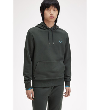 Fred Perry Hooded sweatshirt met bies 