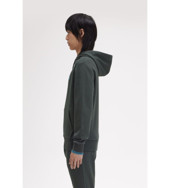 Fred Perry Hooded sweatshirt met bies 