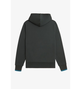 Fred Perry Hooded sweatshirt with piping 