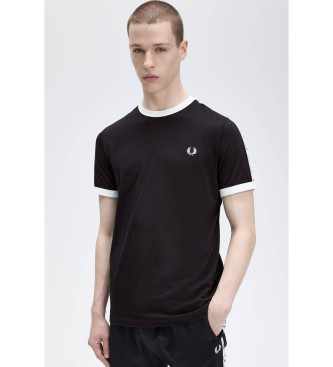 Fred Perry Czarna koszulka Raped Ringer