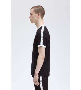 Fred Perry Czarna koszulka Raped Ringer