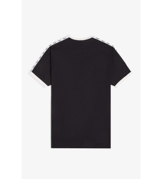 Fred Perry Czarna koszulka Raped Ringer