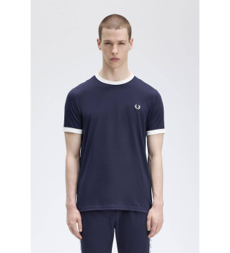 Fred Perry Niebieska koszulka Raped Ringer