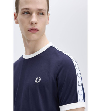 Fred Perry Niebieska koszulka Raped Ringer