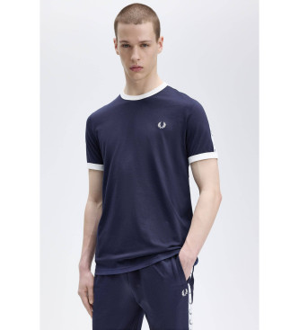 Fred Perry Niebieska koszulka Raped Ringer