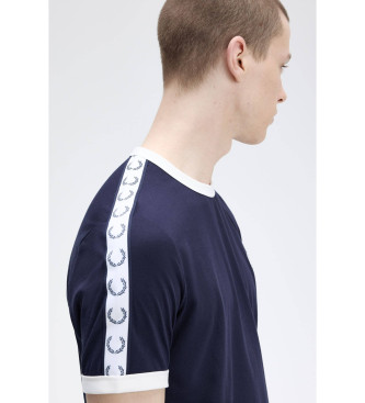 Fred Perry Niebieska koszulka Raped Ringer