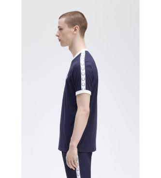 Fred Perry Niebieska koszulka Raped Ringer