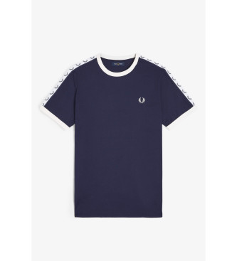 Fred Perry Niebieska koszulka Raped Ringer