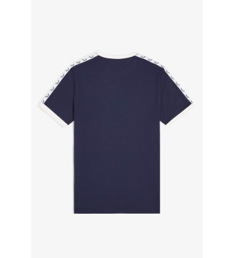 Fred Perry Niebieska koszulka Raped Ringer