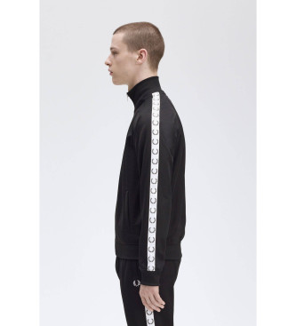 Fred Perry Taped Track Jacket svart