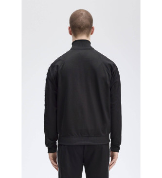 Fred Perry Taped Track Jacket svart
