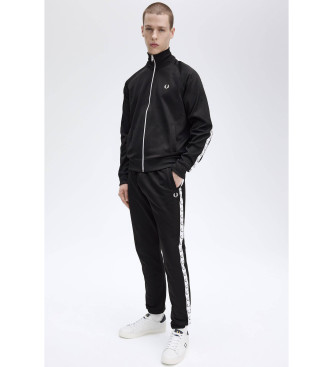 Fred Perry Taped Track Jacket svart
