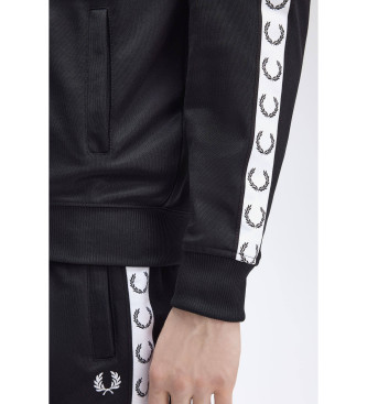 Fred Perry Taped Track Jacket svart