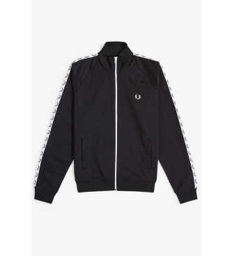 Fred Perry Taped Track Jacket svart