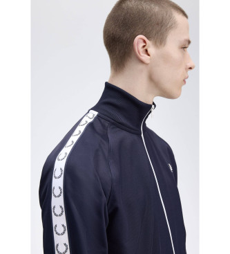Fred Perry Taped Track Jacket bl
