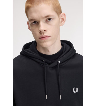 Fred Perry Black-trimmed hoodie