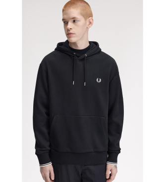 Fred Perry Black-trimmed hoodie