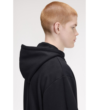 Fred Perry Black-trimmed hoodie