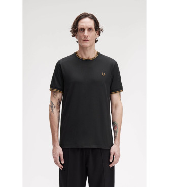 Fred Perry T-shirt Twin Tipped czarny