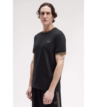 Fred Perry T-shirt Twin Tipped czarny