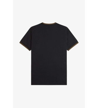 Fred Perry T-shirt Twin Tipped czarny