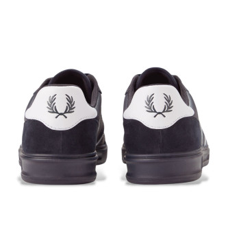 Fred Perry Baskets en cuir B4 noir